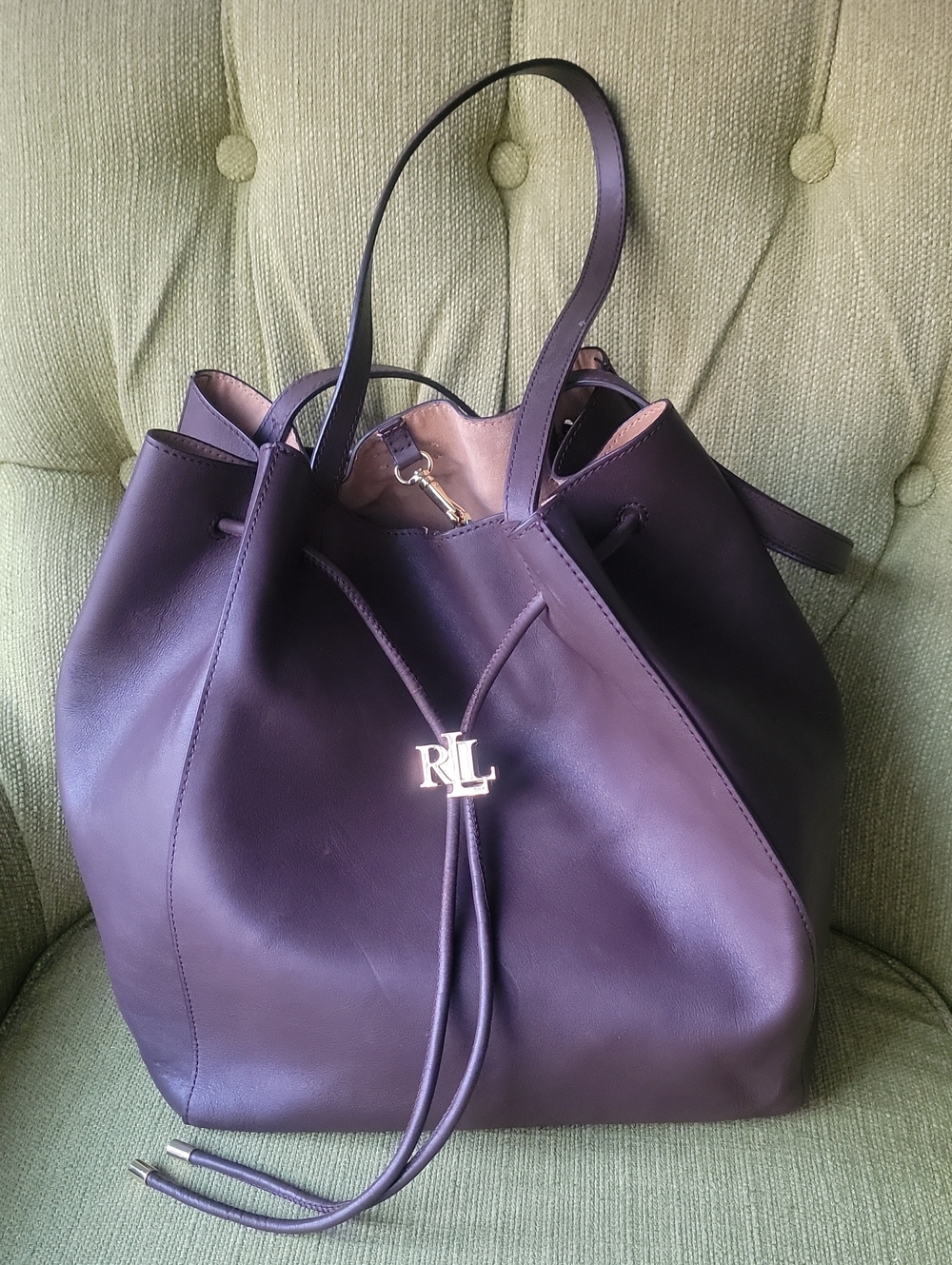 by Ralph Bucket Andie Drawstring Large Bag. - Picture 8 of 15